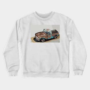 Old antique pickup Crewneck Sweatshirt